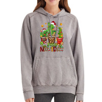 Christmas Cactus Feliz Navidad Vintage Hoodie | Artistshot