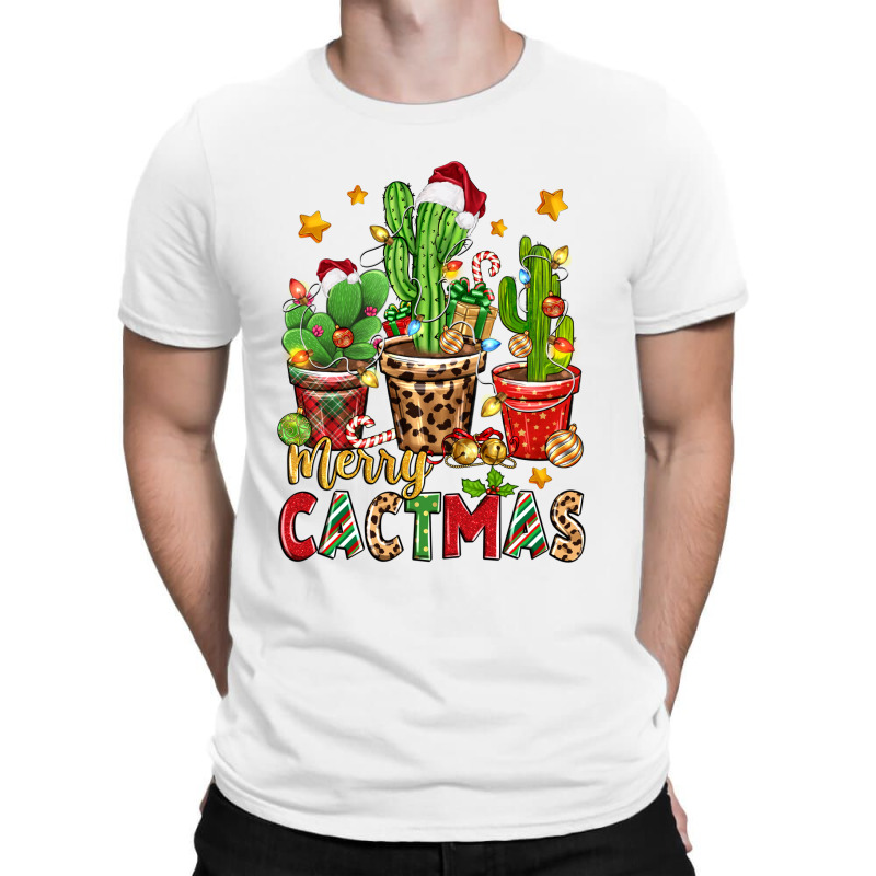 Christmas Cactus Merry Cactmas T-shirt | Artistshot