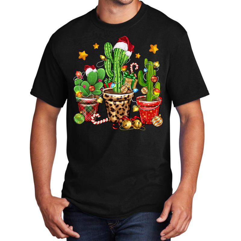 Christmas Cactus Basic T-shirt | Artistshot