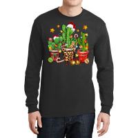 Christmas Cactus Long Sleeve Shirts | Artistshot