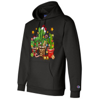 Christmas Cactus Champion Hoodie | Artistshot