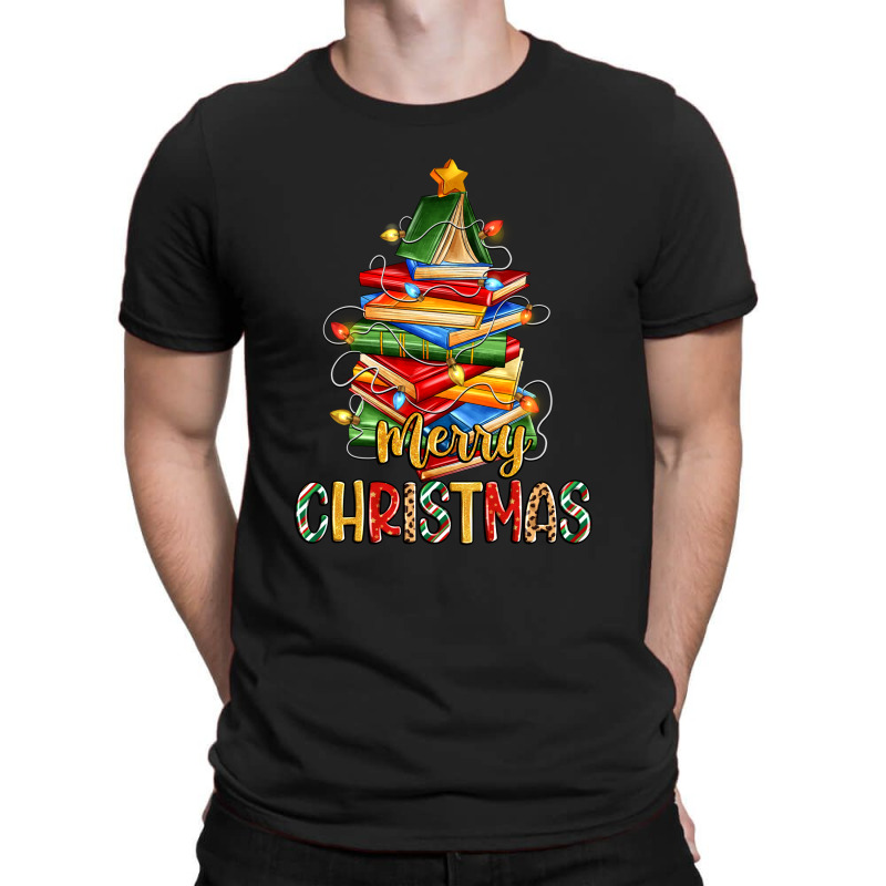 Book Christmas Tree Merry Christmas T-shirt | Artistshot