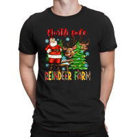 North Pole Reindeer Farm T-shirt | Artistshot