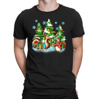 Christmas Rabbits T-shirt | Artistshot