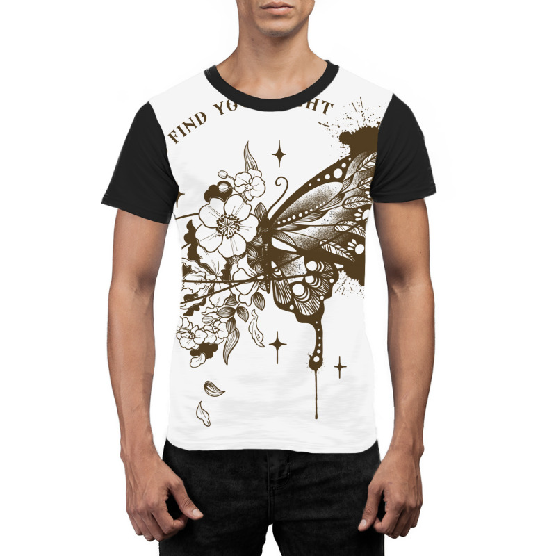 Always Find Your Light Sublimation Graphic T-shirt | Artistshot