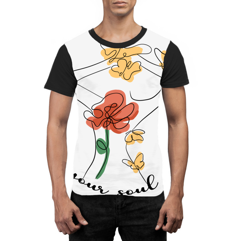 Let Your Soul Grow Sublimation Graphic T-shirt | Artistshot