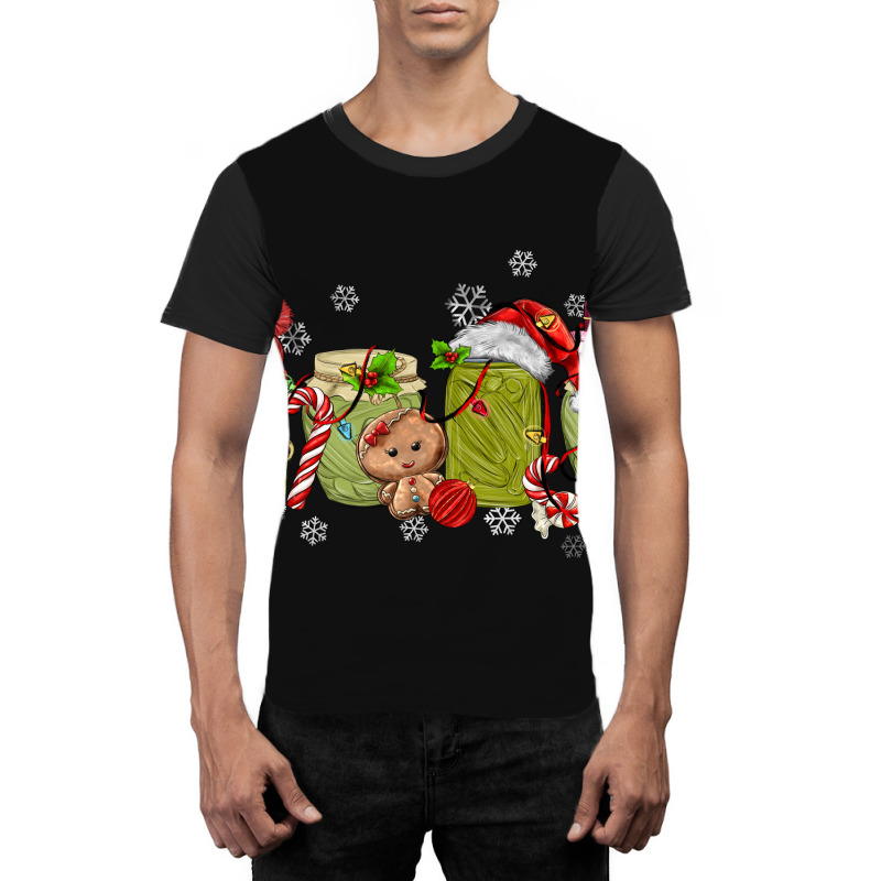 Canned Pickles Christmas Light Graphic T-shirt by MaliasSmallBusiness | Artistshot