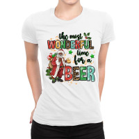 The Most Wonderful Time For A Beer Ladies Fitted T-shirt | Artistshot