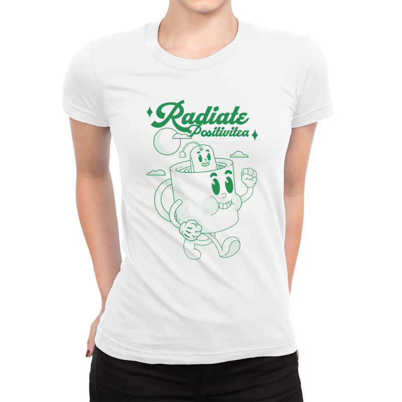 Radiate Positivitea Ladies Fitted T-shirt | Artistshot