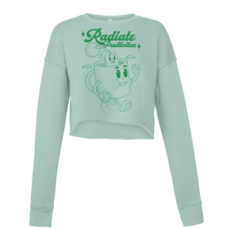 Radiate Positivitea Cropped Sweater | Artistshot