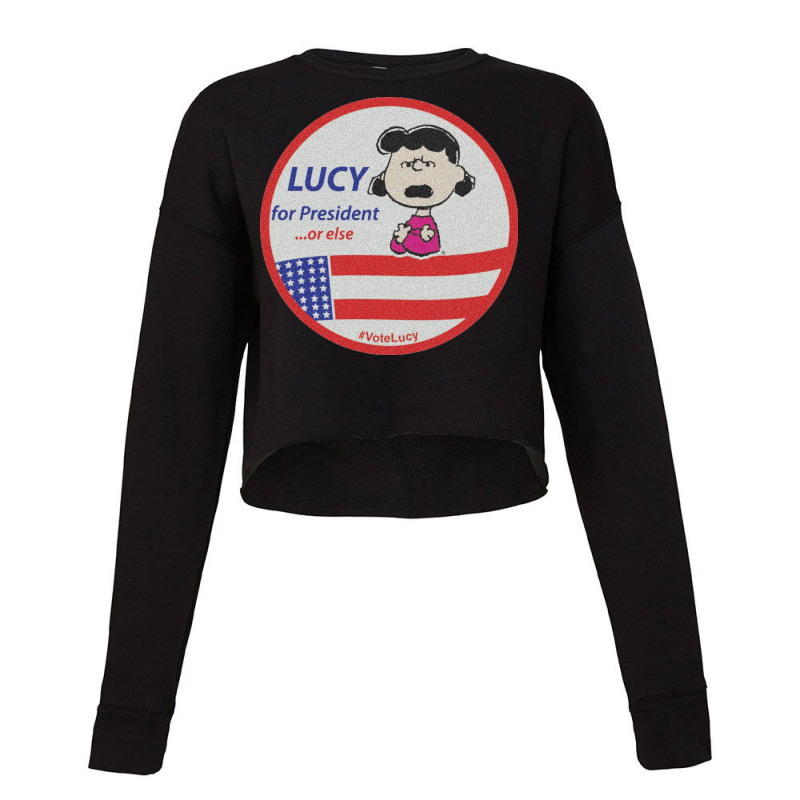 Parody President Vote Cropped Sweater | Artistshot