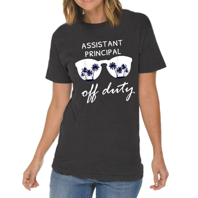 Assistant Principal Off Duty Summer Vintage T-Shirt by YenNgoc | Artistshot