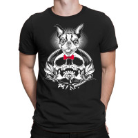 Boston Terrier Skull Halloween Dog T-shirt | Artistshot