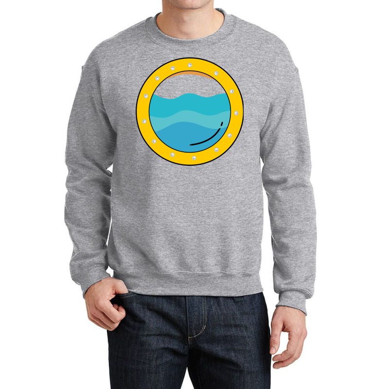 Submarine Window Crewneck Sweatshirt by selos47 | Artistshot