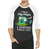 Camping Flip Flops Roadtrips Rv 3/4 Sleeve Shirt | Artistshot