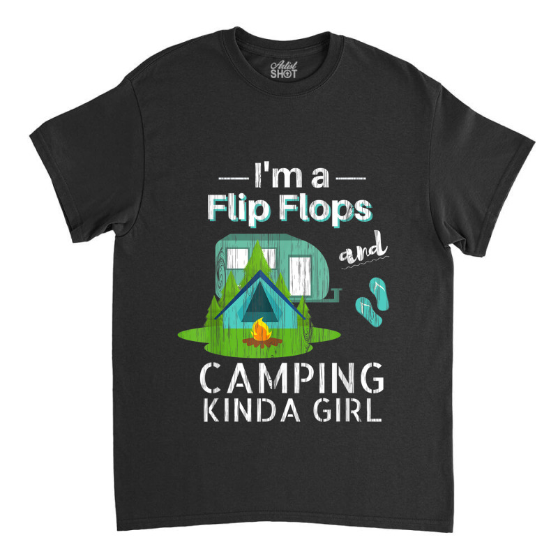 Camping Flip Flops Roadtrips Rv Classic T-shirt | Artistshot