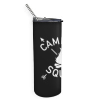 Camping Squad Campfire Skinny Tumbler | Artistshot