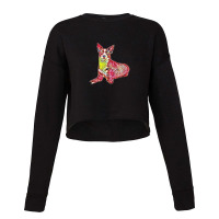 An Alert Border Collie Mix Br Cropped Sweater | Artistshot