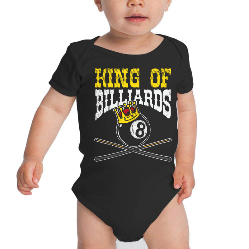 Pool Billiard Snooker Cue Baby Bodysuit by binly | Artistshot