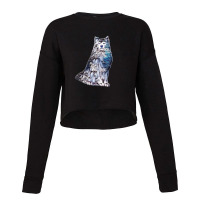 A Regal Looking Samoyed Dog S Cropped Sweater | Artistshot