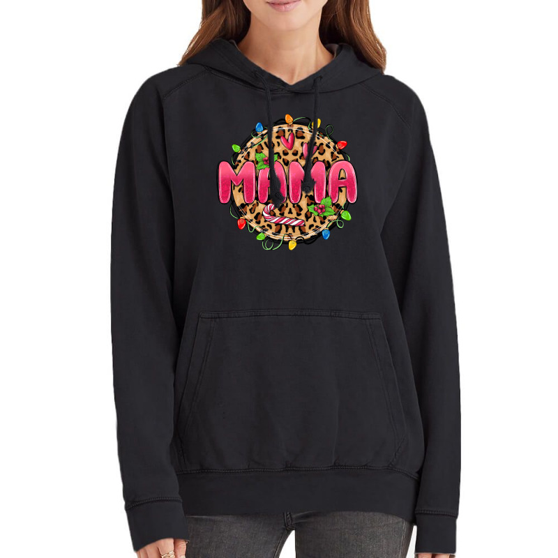 Mama Christmas Lights Vintage Hoodie by MaliasSmallBusiness | Artistshot