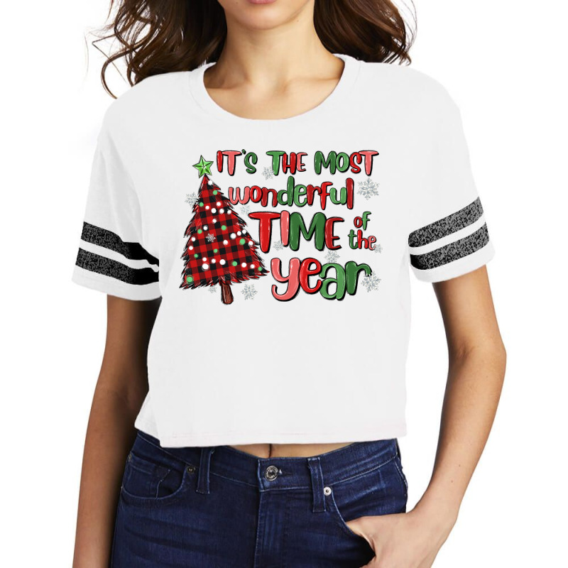 Its Wonderful Time Of The Year Scorecard Crop Tee by MaliasSmallBusiness | Artistshot