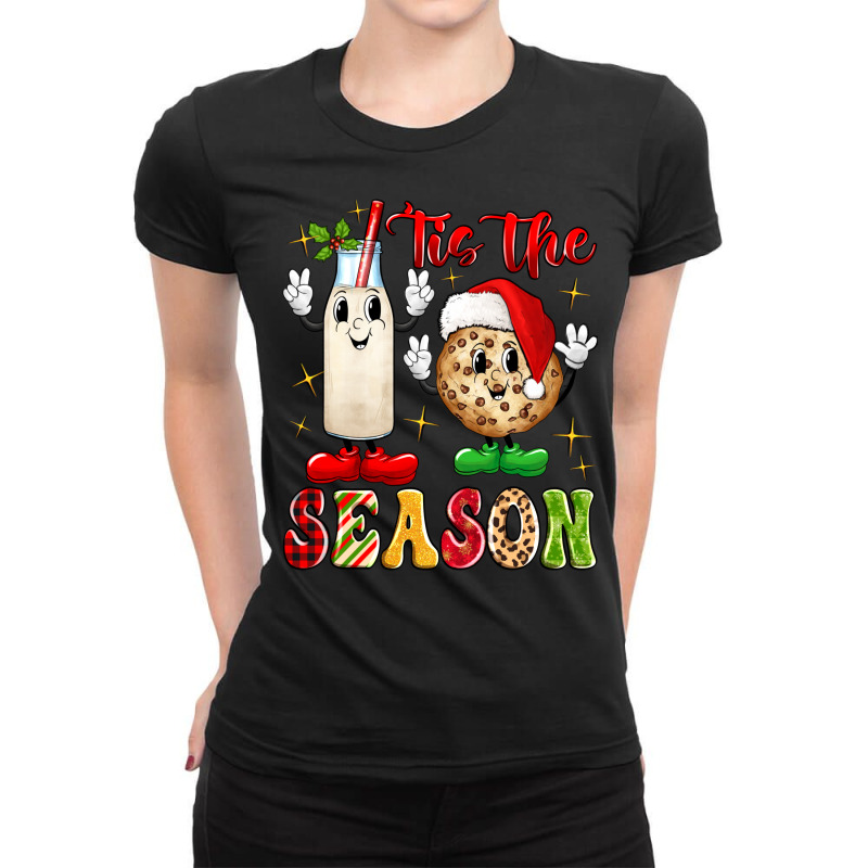 Tis The Season Ladies Fitted T-Shirt by MaliasSmallBusiness | Artistshot