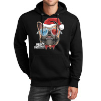 Pug Puppy Dog Santa Claus Christmas Cute Dog Face Unisex Hoodie | Artistshot