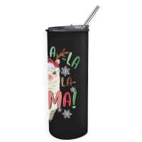 Fa La La Llama Skinny Tumbler | Artistshot