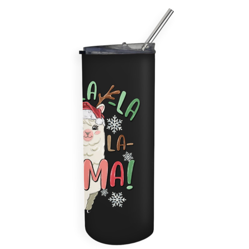 Fa La La Llama Skinny Tumbler | Artistshot