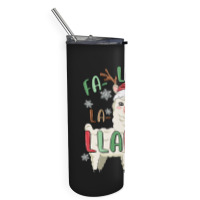 Fa La La Llama Skinny Tumbler | Artistshot