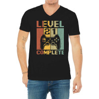 Level 21 Complete V-neck Tee | Artistshot