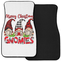 Merry Christmas Gnomies Front Car Mat | Artistshot