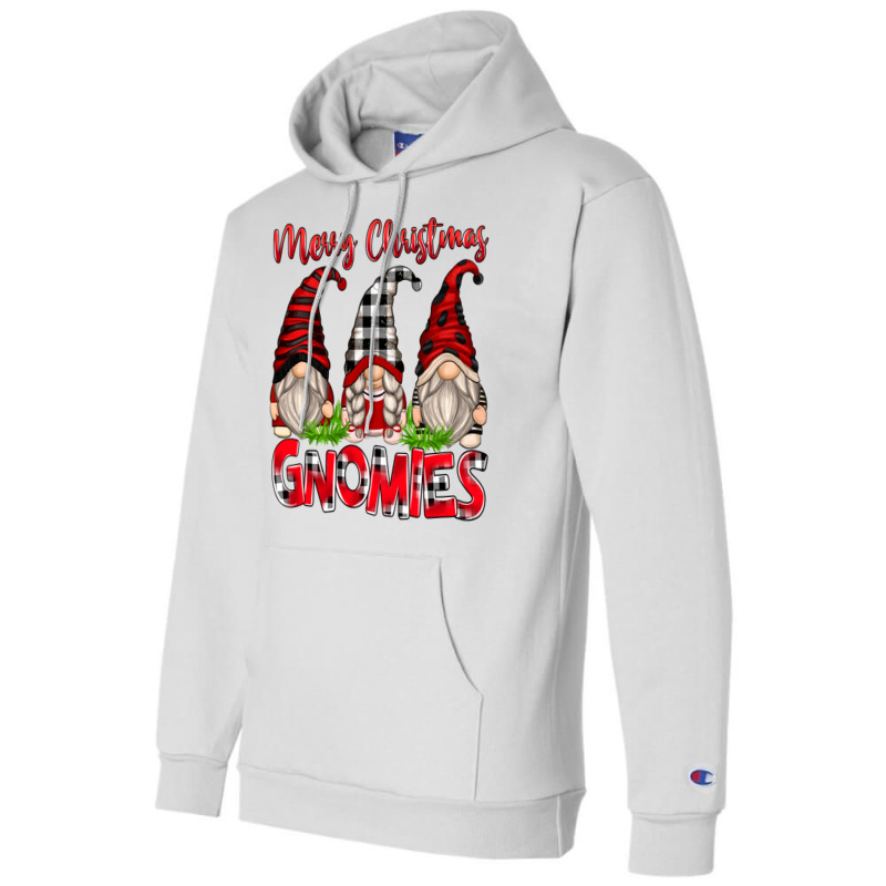 Merry Christmas Gnomies Champion Hoodie | Artistshot