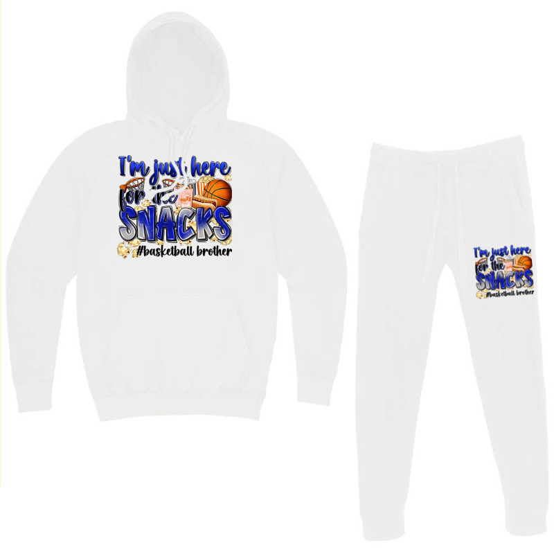 I'm Just Here For The Snacks #basketball Brother Hoodie & Jogger Set | Artistshot