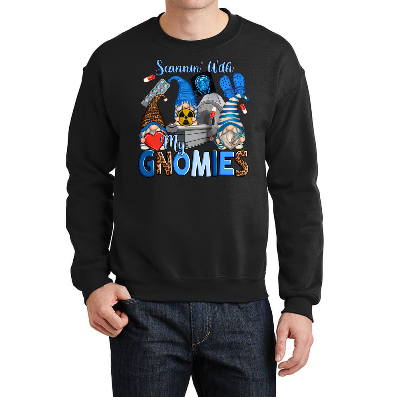 Scannin' With My Gnomies Crewneck Sweatshirt | Artistshot