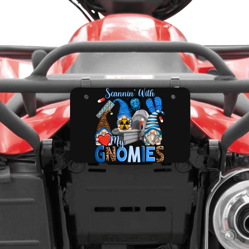 Scannin' With My Gnomies Atv License Plate | Artistshot