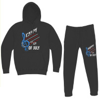 Happy Notes Of July For 4th Of July Hoodie & Jogger Set | Artistshot