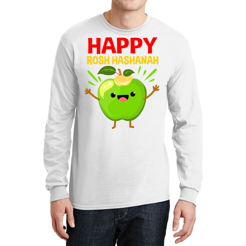 Happy Rosh Hashanah For Jewish New Year Long Sleeve Shirts | Artistshot