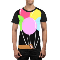 Guinea Pig Balloon For Guinea Pig Lover Graphic T-shirt | Artistshot