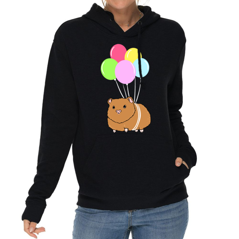 Guinea Pig Balloon For Guinea Pig Lover Lightweight Hoodie | Artistshot