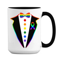 Gay Bachelor Party Tuxedo For Lgbt 15 Oz Coffee Mug | Artistshot