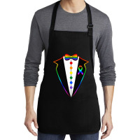 Gay Bachelor Party Tuxedo For Lgbt Medium-length Apron | Artistshot