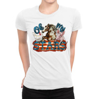 Oh My Stars Farm Animals Ladies Fitted T-shirt | Artistshot