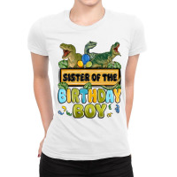 Sister Of The Birthday Boy Ladies Fitted T-shirt | Artistshot