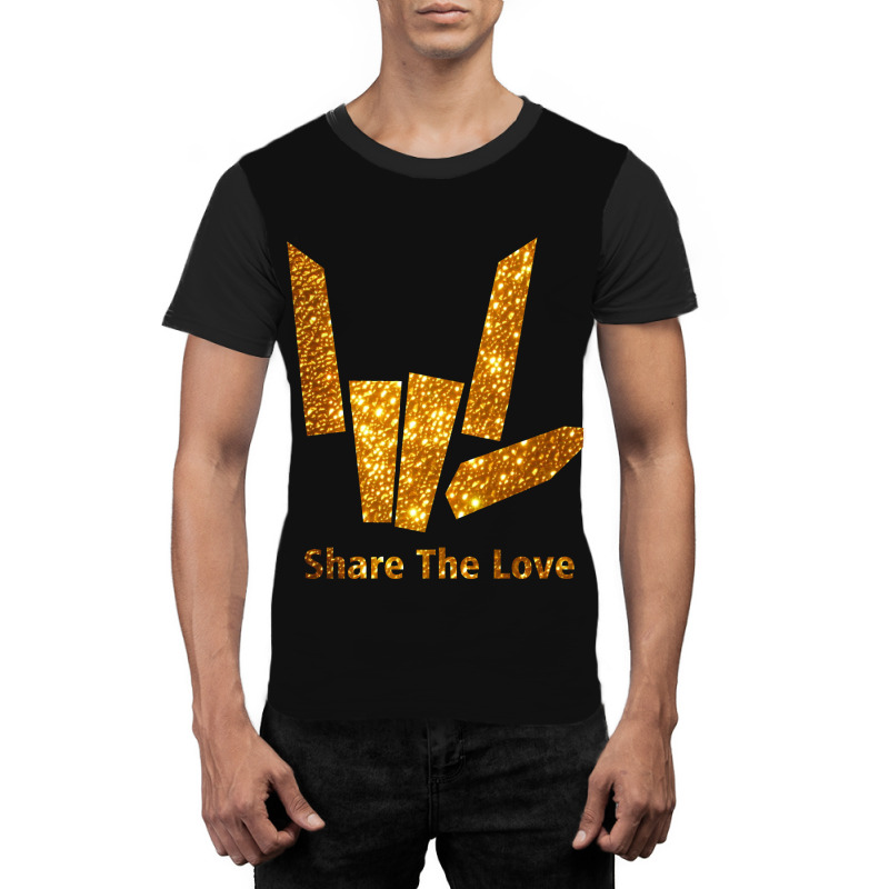 Share Love Graphic T-shirt | Artistshot