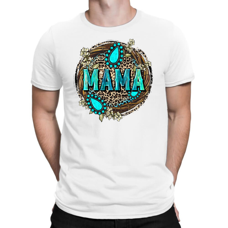 Mama With Gemstone Leopard Mother's Day T-shirt | Artistshot