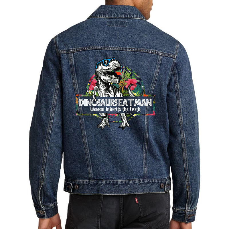 Dinosaurs Man Men Denim Jacket | Artistshot