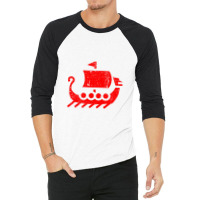 Viking Dragon Boat     Viking 3/4 Sleeve Shirt | Artistshot