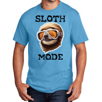 Sloth Wearing Ski Goggles - Sloth Mode Basic T-shirt | Artistshot